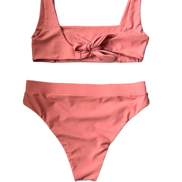 Summer Love Club Rio Bikini Bottom + Florence Top in Guava Size Small - Picture 10 of 16